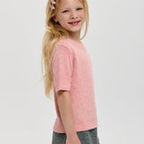 Choupette Peach Knitted Sweatshirt