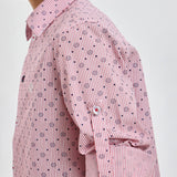 Choupette Elegant Coral Shirt With Print