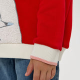 Choupette Red Decorated Sweater