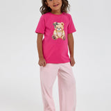 Choupette Bear Printed T-Shirt With Crystals
