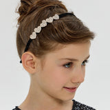 Choupette Rhinestones Decorated Hearts Headband