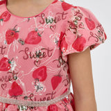 Choupette Beautiful Dress With Strawberry Print