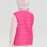 Choupette Stylish Warm Combined Bomber Jacket