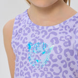 Sports Lilac Set, Top and Leggings, lilac