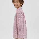 Choupette Elegant Coral Shirt With Print