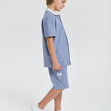 Choupette Smart Summer Textured Set (Shirt And Shorts)