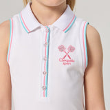 Sports Polo Dress, White(104)