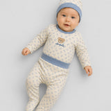 Choupette Teddy Knitted Cotton Set Body, Pants & Cap
