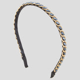 Choupette Black And Golden Chain Designed Headband