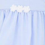 Smart set( overall and bonnet),white blue(56)