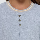 Choupette Grey Elegant Jersey Dress