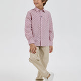 Choupette Elegant Coral Shirt With Print