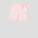 Choupette Heart Printed Shorts With Bow