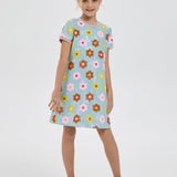 Choupette Sequins Flowers Decorated Dress