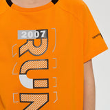 Sports T-shirt with Graphic Print, Orange(104)