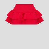 Choupette Red Cotton Skirt