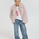 Choupette Pink Faux Fur Jacket
