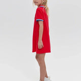 Polo dress, red(86)