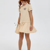 Choupette Elegant Knitted Polo Dress