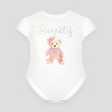 Choupette Bear Bodysuit With Crystals