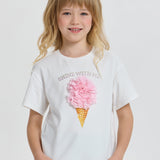 Choupette 3D Decorated Ice Cream T-Shirt