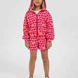 Choupette Heart Set Hoodie Jacket With Shorts