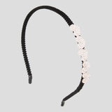 Choupette Rhinestones Decorated Hearts Headband