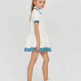 Polo dress, white(158)