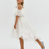 Choupette Elegant Snow White Dress