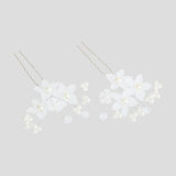 Flower Hair Accessories, white