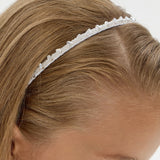 Choupette Elegant Pearl Headband With Removable Chains
