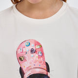 Choupette Catty T-Shirt With Diamonds