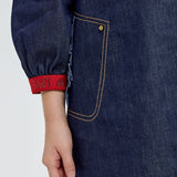 Choupette Elegant Denim Dress