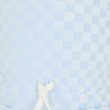 Decorated romper, blue