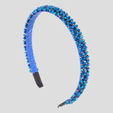 Choupette Blue Glitter Rhinestones Headband