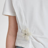 Choupette 3D Flower Asymmetry T-Shirt