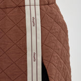 Choupette Chocolate Quilted Skirt