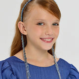 Choupette Elegant Blue Headband With Removable Chains