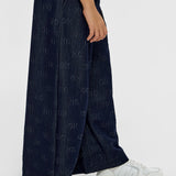 Choupette Navy Denim Trousers
