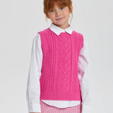 Choupette Smart Knitted Vest With Crystals