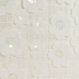 Choupette 3D Flowers White Cocktail Dress