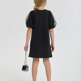 Choupette Elegant Dress With Purse