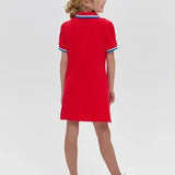 Polo dress, red(104)
