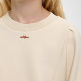 Choupette Cream Elegant Footer Jumper And Skirt Set