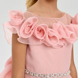 Choupette Exclusive 3D Flowers Full Length Dress