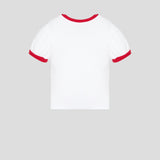 Choupette White Printed Cherry T Shirt