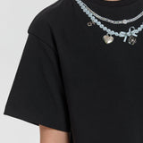Choupette Neckless Decorated T-Shirt