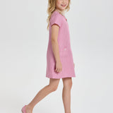 Choupette Stylish Tweed Dress With Beautiful Necklace