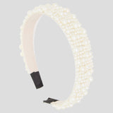 Choupette Pearls Decorated Headband White