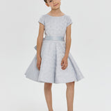 Choupette Jacquard Sequins Decorated Dress Ecru(104)